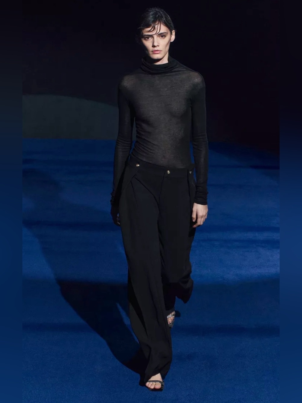 BUTTONED PLEATED PANTS ZW COLLECTION